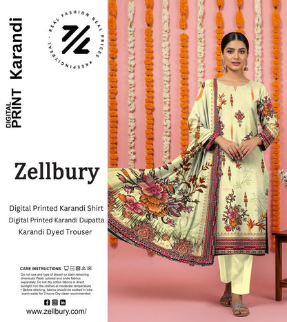 ZELLBURY KARANDI THREE PIECE