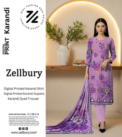 ZELLBURY KARANDI THREE PIECE