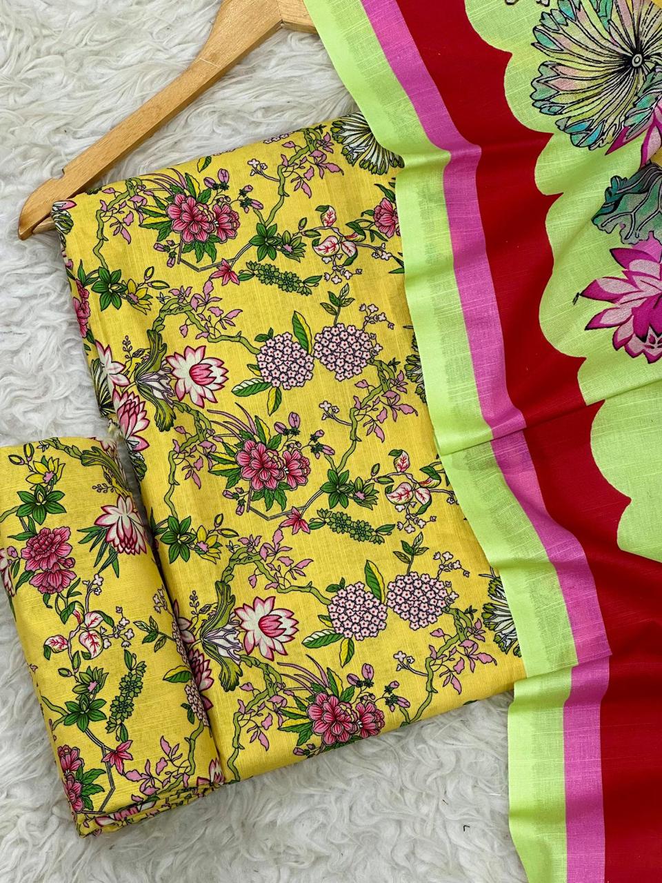 SAPPHIRE KHADDAR THREE PIECE