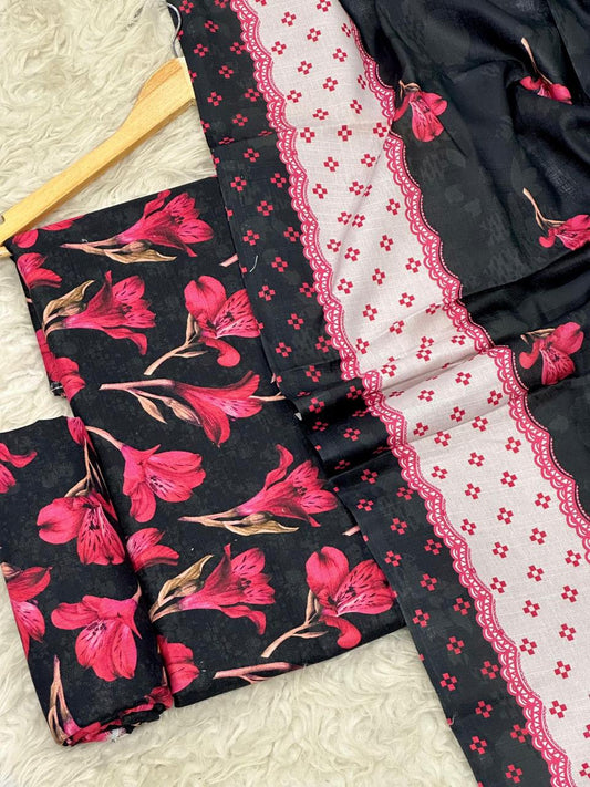 SAPPHIRE KHADDAR THREE PIECE