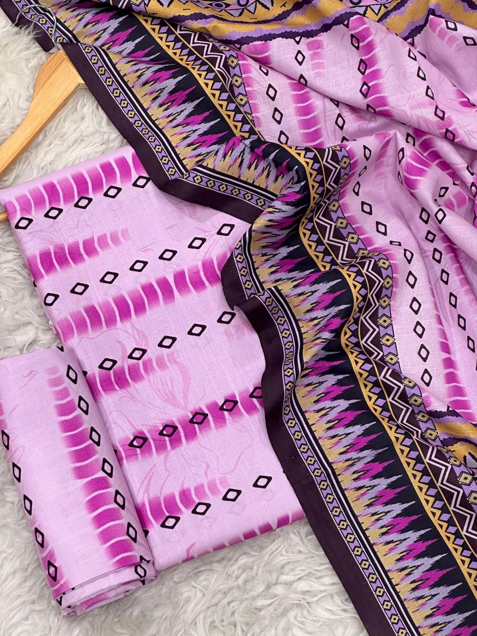 SAPPHIRE KHADDAR THREE PIECE