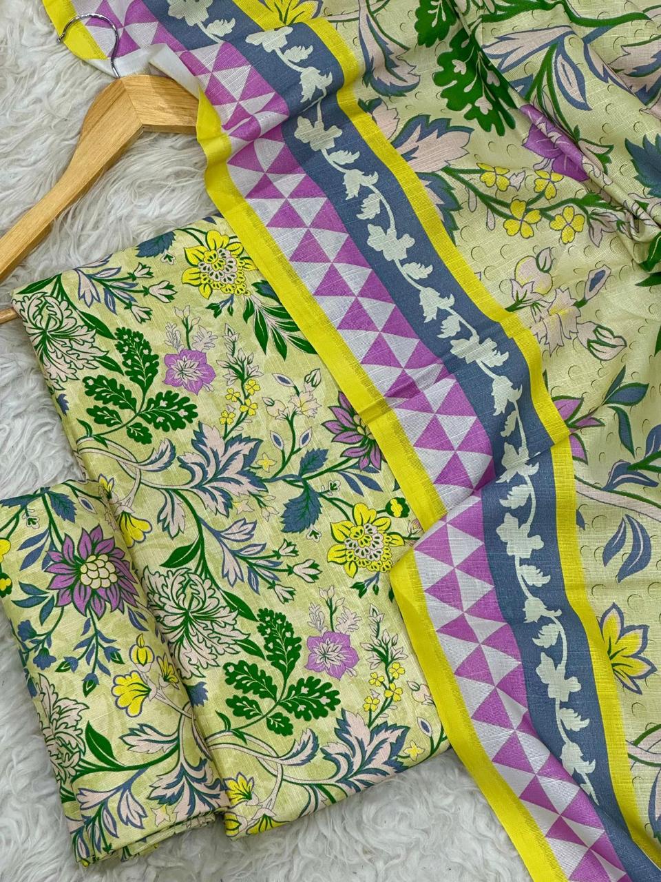 SAPPHIRE KHADDAR THREE PIECE