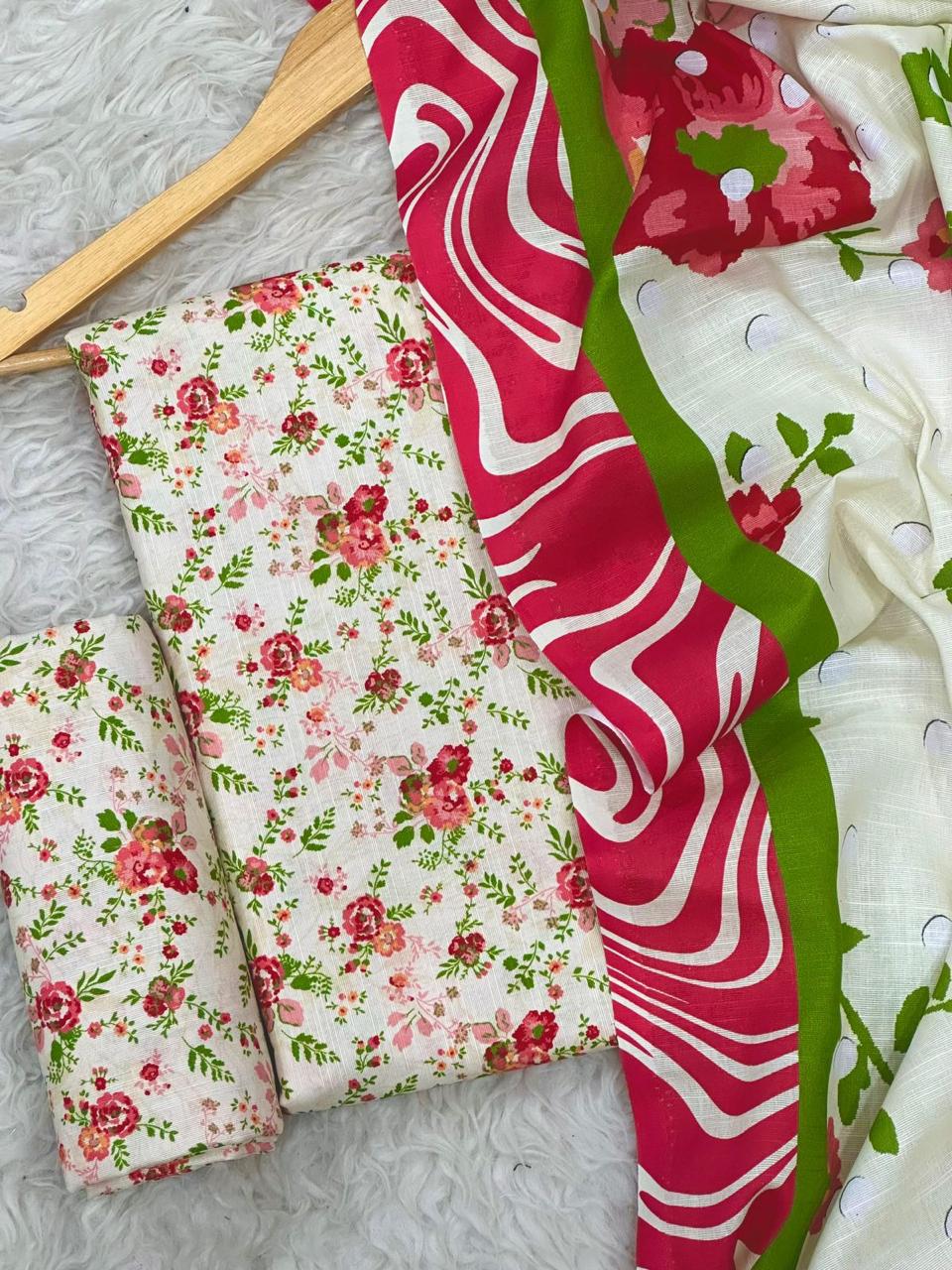 SAPPHIRE KHADDAR THREE PIECE