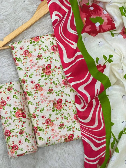 SAPPHIRE KHADDAR THREE PIECE