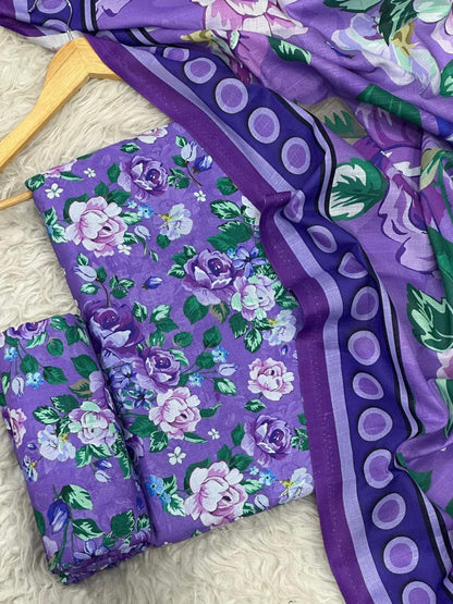 SAPPHIRE KHADDAR THREE PIECE