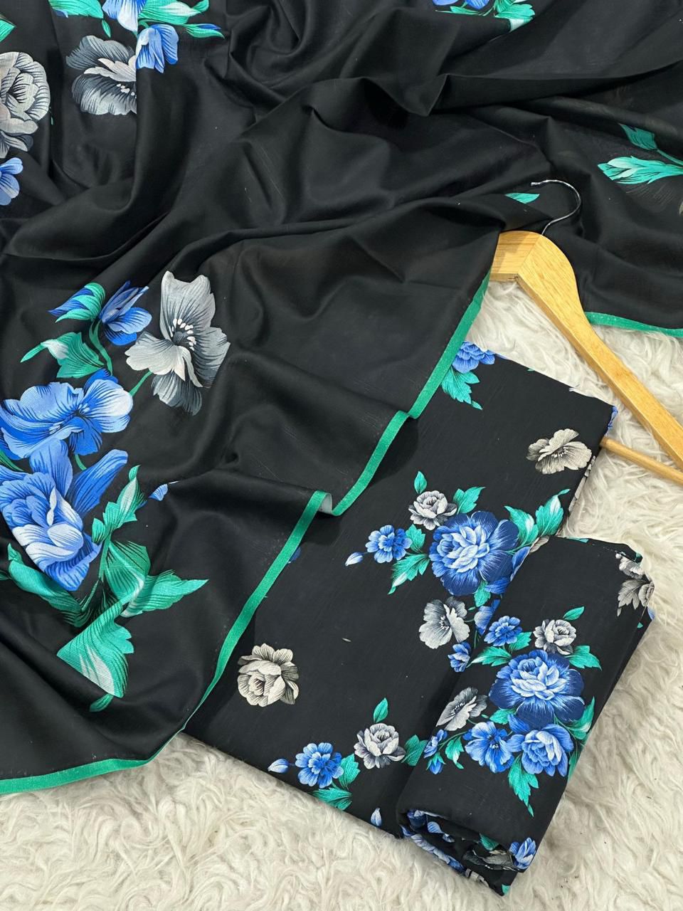 SAPPHIRE KHADDAR THREE PIECE