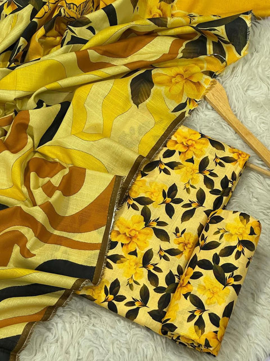 SAPPHIRE KHADDAR THREE PIECE