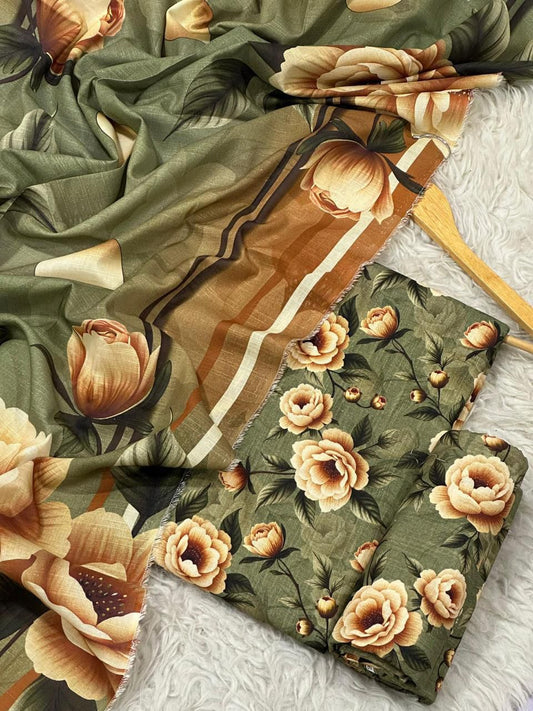 SAPPHIRE KHADDAR THREE PIECE