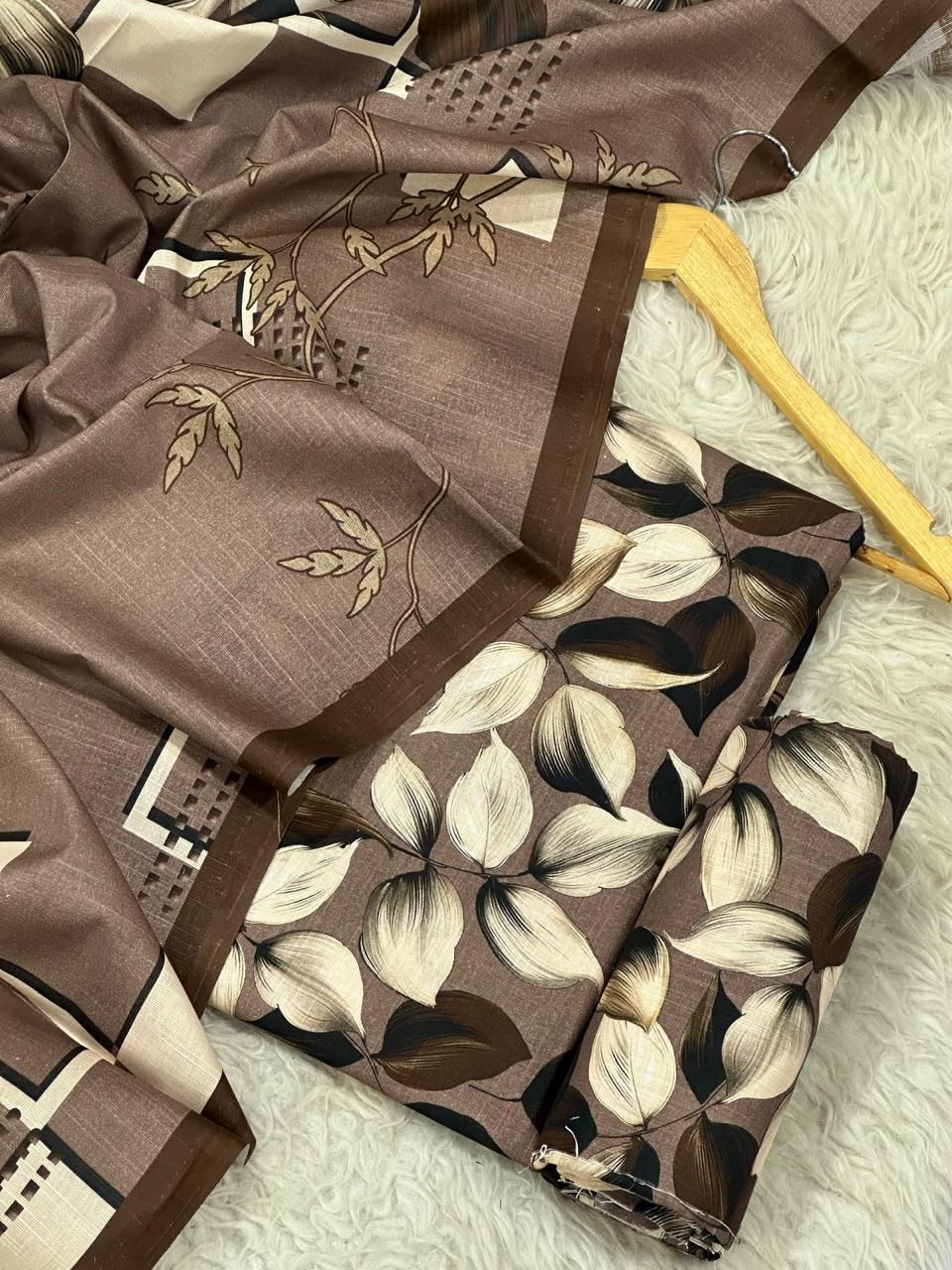 SAPPHIRE KHADDAR THREE PIECE