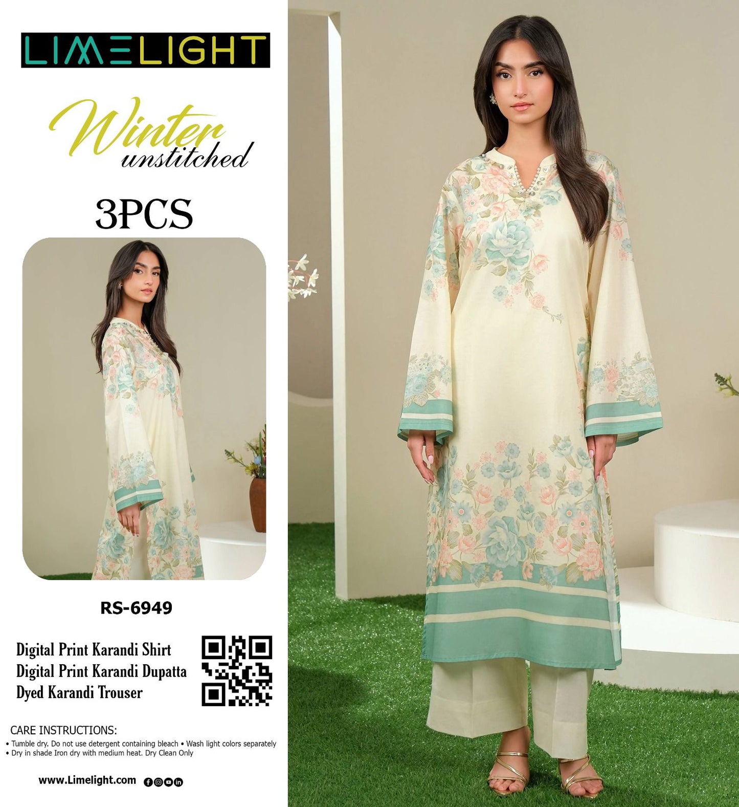 LIMELIGHT KARANDI THREE PIECE