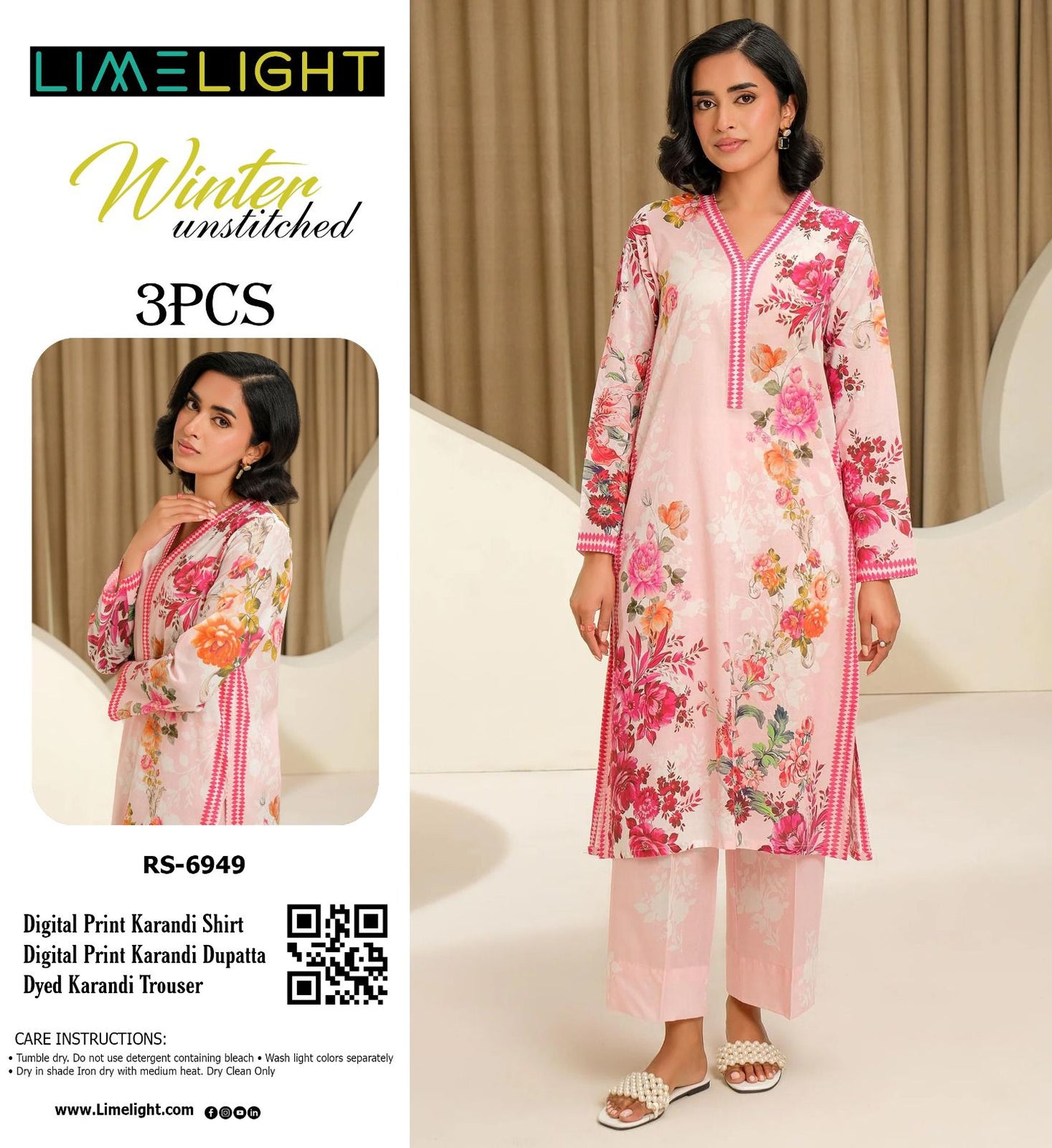 LIMELIGHT KARANDI THREE PIECE