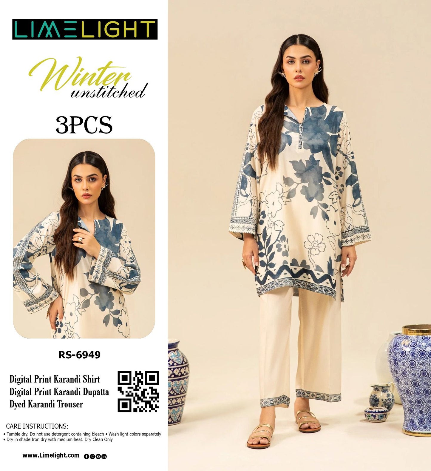 LIMELIGHT KARANDI THREE PIECE