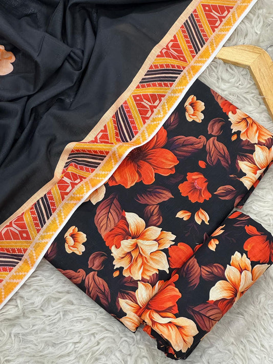 MARIA B KHADDAR THREE PIECE