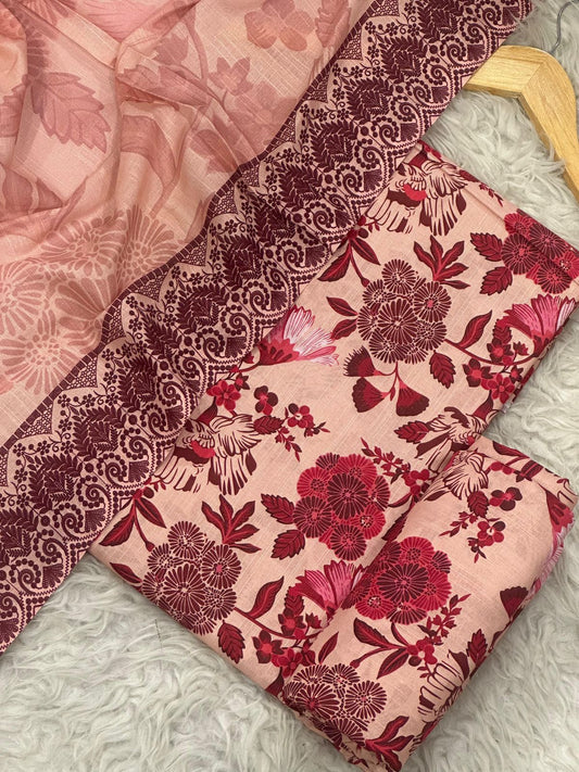 MARIA B KHADDAR THREE PIECE