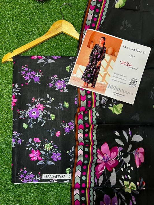 SANA SAFINA KHADDAR THREE PIECE