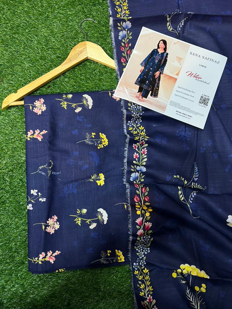 SANA SAFINA KHADDAR THREE PIECE