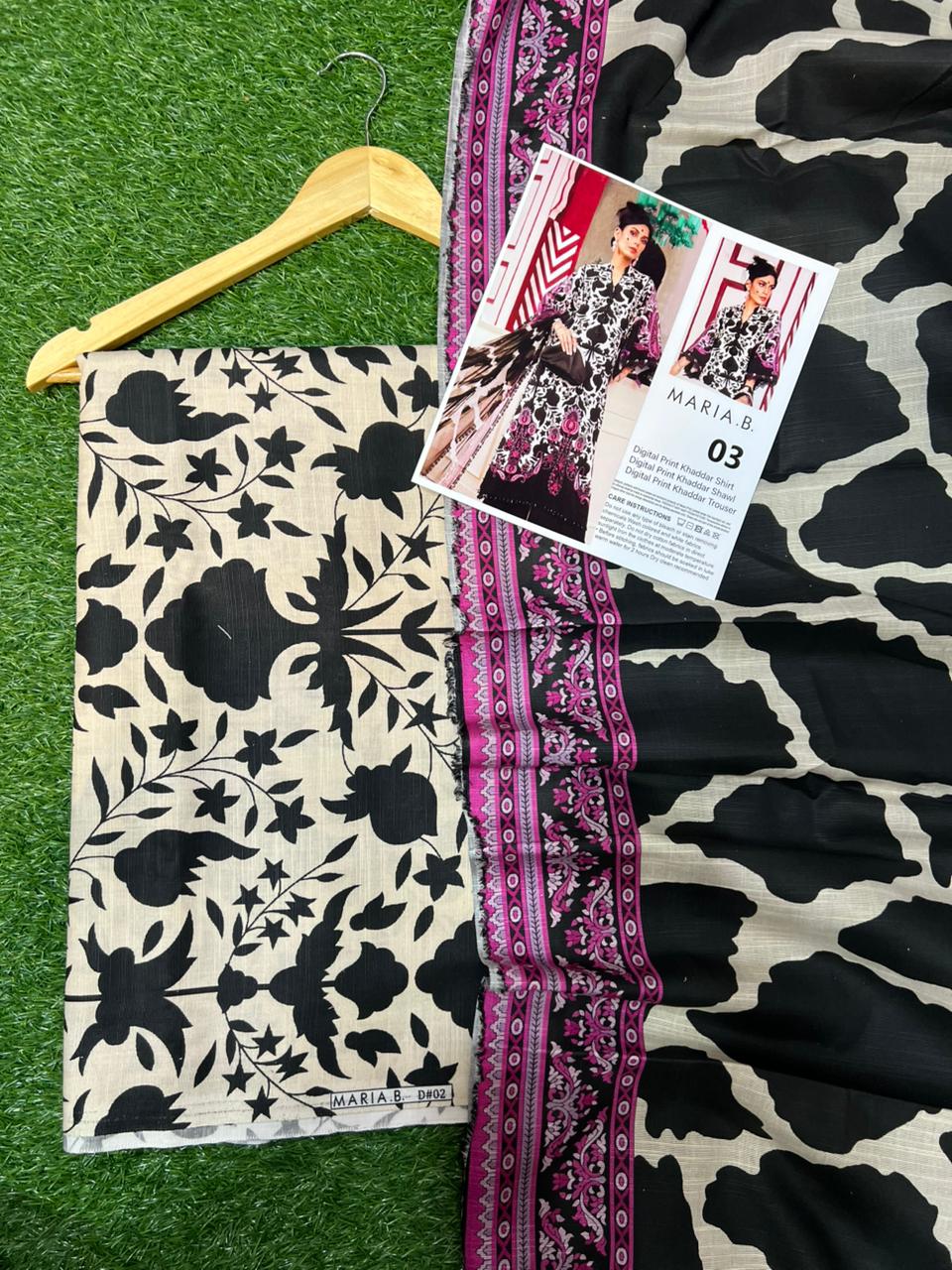 MARIA B KHADDAR THREE PIECE