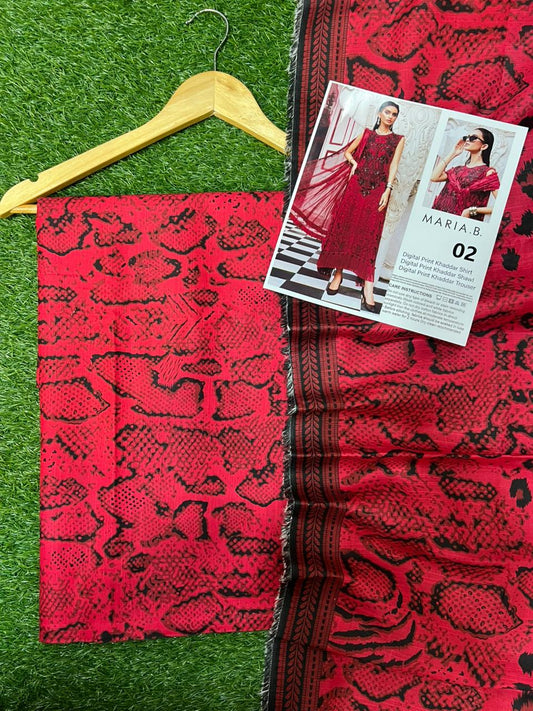 MARIA B KHADDAR THREE PIECE