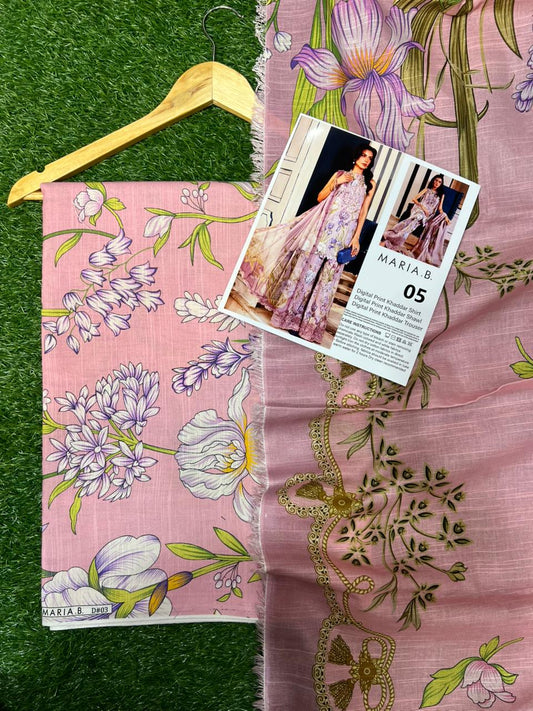 MARIA B KHADDAR THREE PIECE