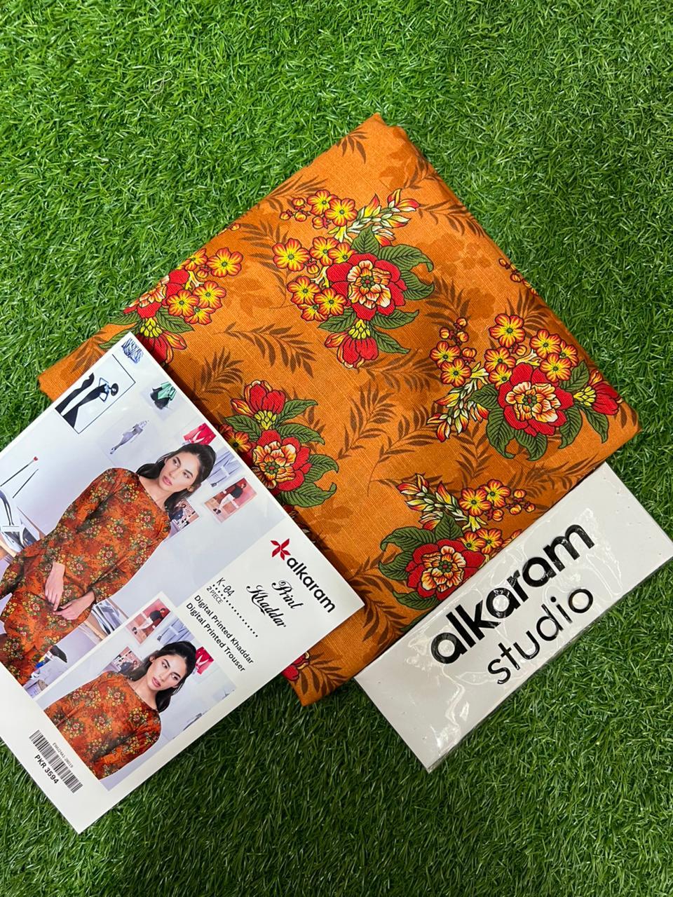 AL KARAM KHADDAR TWO PIECE