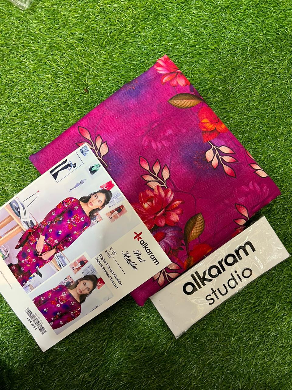 AL KARAM KHADDAR TWO PIECE