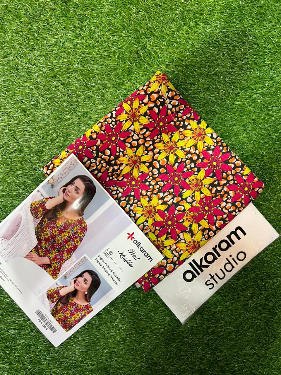 AL KARAM KHADDAR TWO PIECE