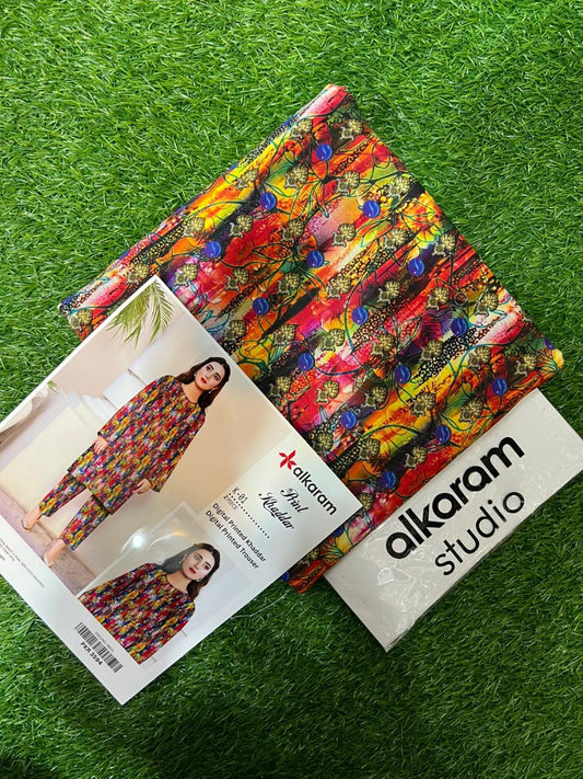 AL KARAM KHADDAR TWO PIECE