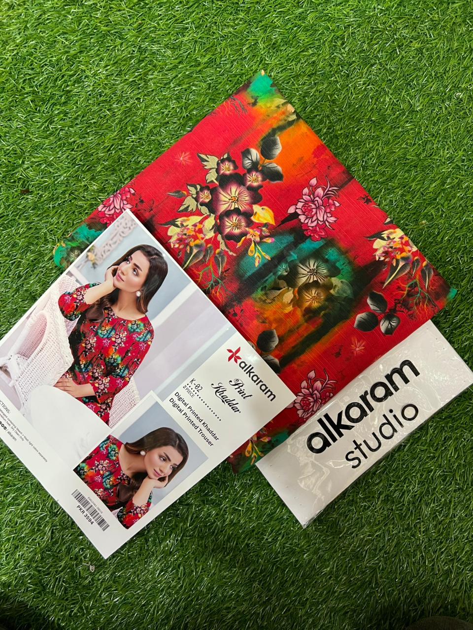 AL KARAM KHADDAR TWO PIECE