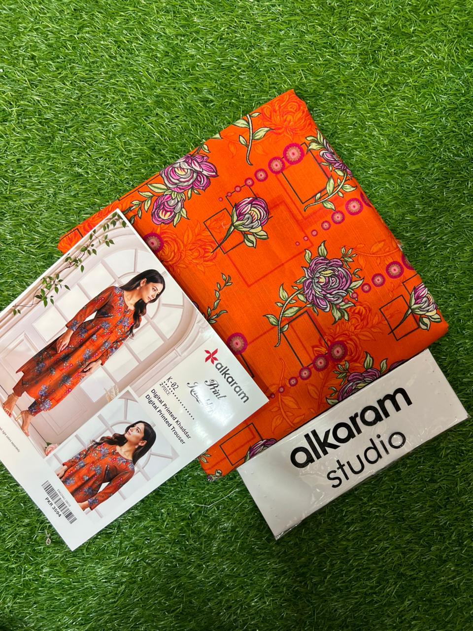 AL KARAM KHADDAR TWO PIECE