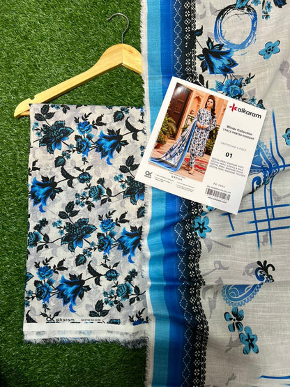 AL KARAM KHADDAR THREE PIECE