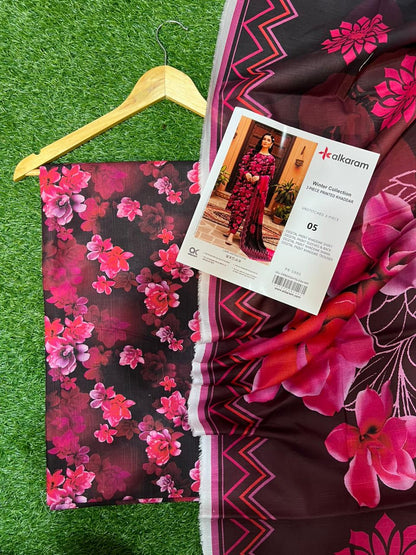 AL KARAM KHADDAR THREE PIECE