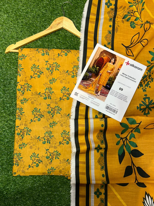 AL KARAM KHADDAR THREE PIECE