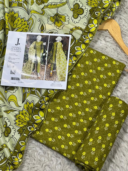 3 PIECE - J. DORYA LAWN THREE PIECE