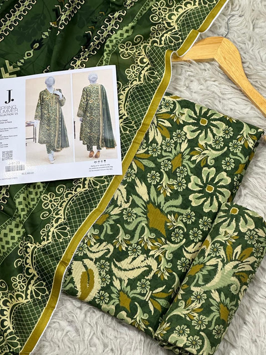 3 PIECE - J. DORYA LAWN THREE PIECE