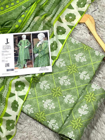 3 PIECE - J. DORYA LAWN THREE PIEC