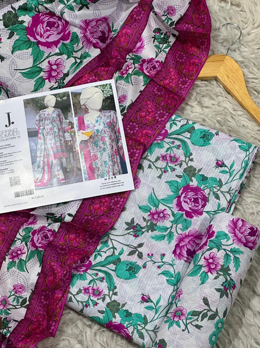 3 PIECE - J. DORYA LAWN THREE PIECE