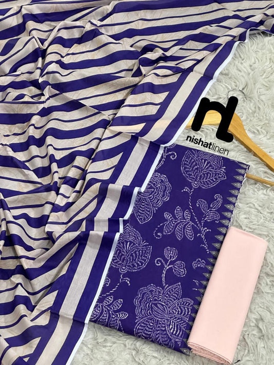 3 PIECE - NISHAT LAWN THREE PIECE