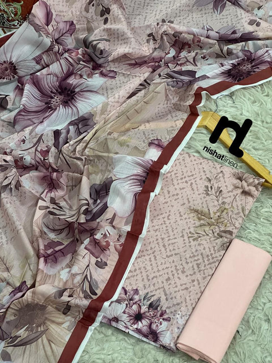 3 PIECE - NISHAT LAWN THREE PIECE