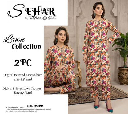 SEHAR LUXURY LAWN TWO PIECE