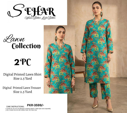 SEHAR LUXURY LAWN TWO PIECE