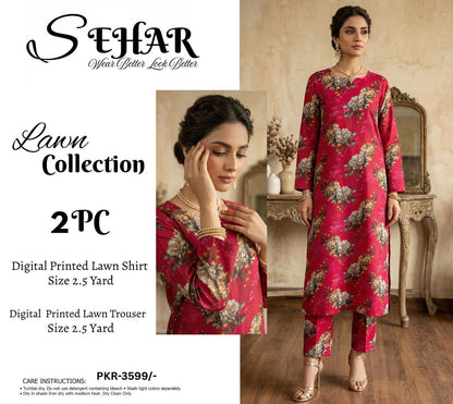 SEHAR LUXURY LAWN TWO PIECE