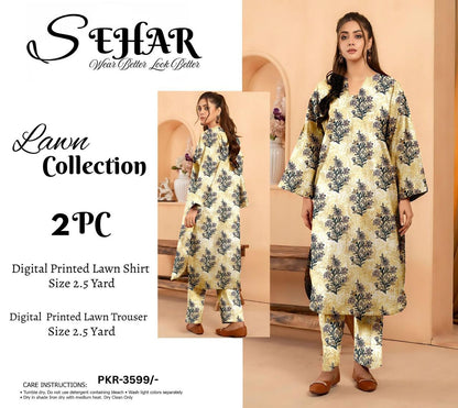 SEHAR LUXURY LAWN TWO PIECE
