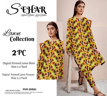 SEHAR LUXURY LAWN TWO PIECE