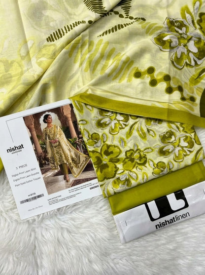 NISHAT LAWN THREE PIECE