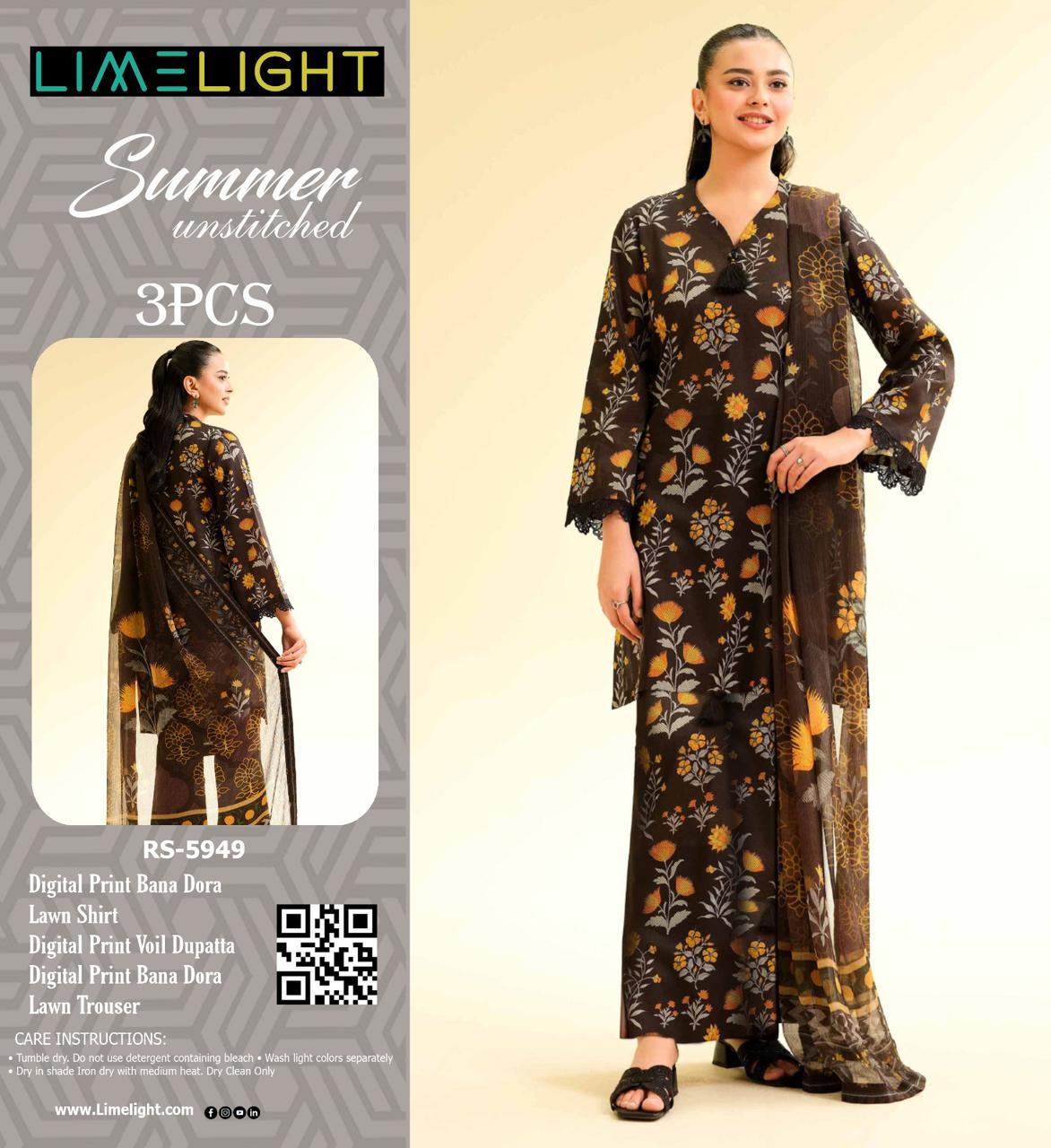 LIMELIGHT DORYA LAWN THREE PIECE