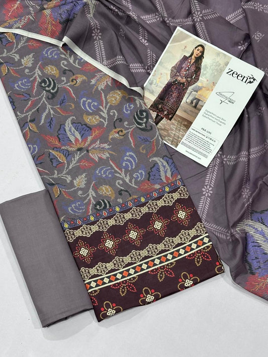 ZEEN LAWN THREE PIECE