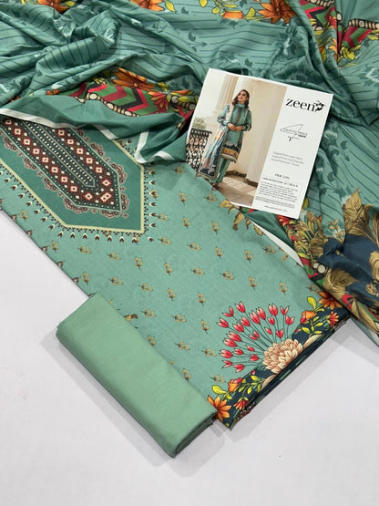 ZEEN LAWN THREE PIECE