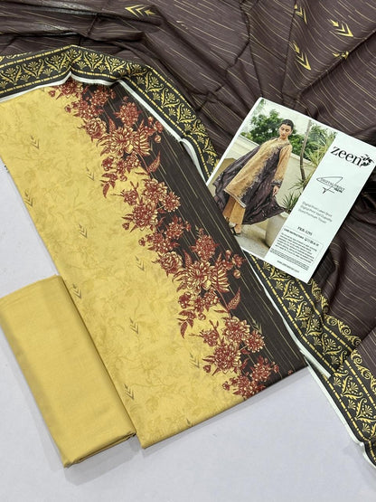 ZEEN LAWN THREE PIECE