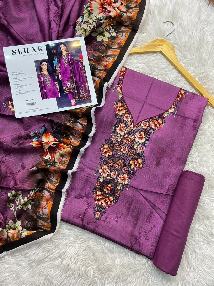 SEHAR DORYA LAWN THREE PIECE
