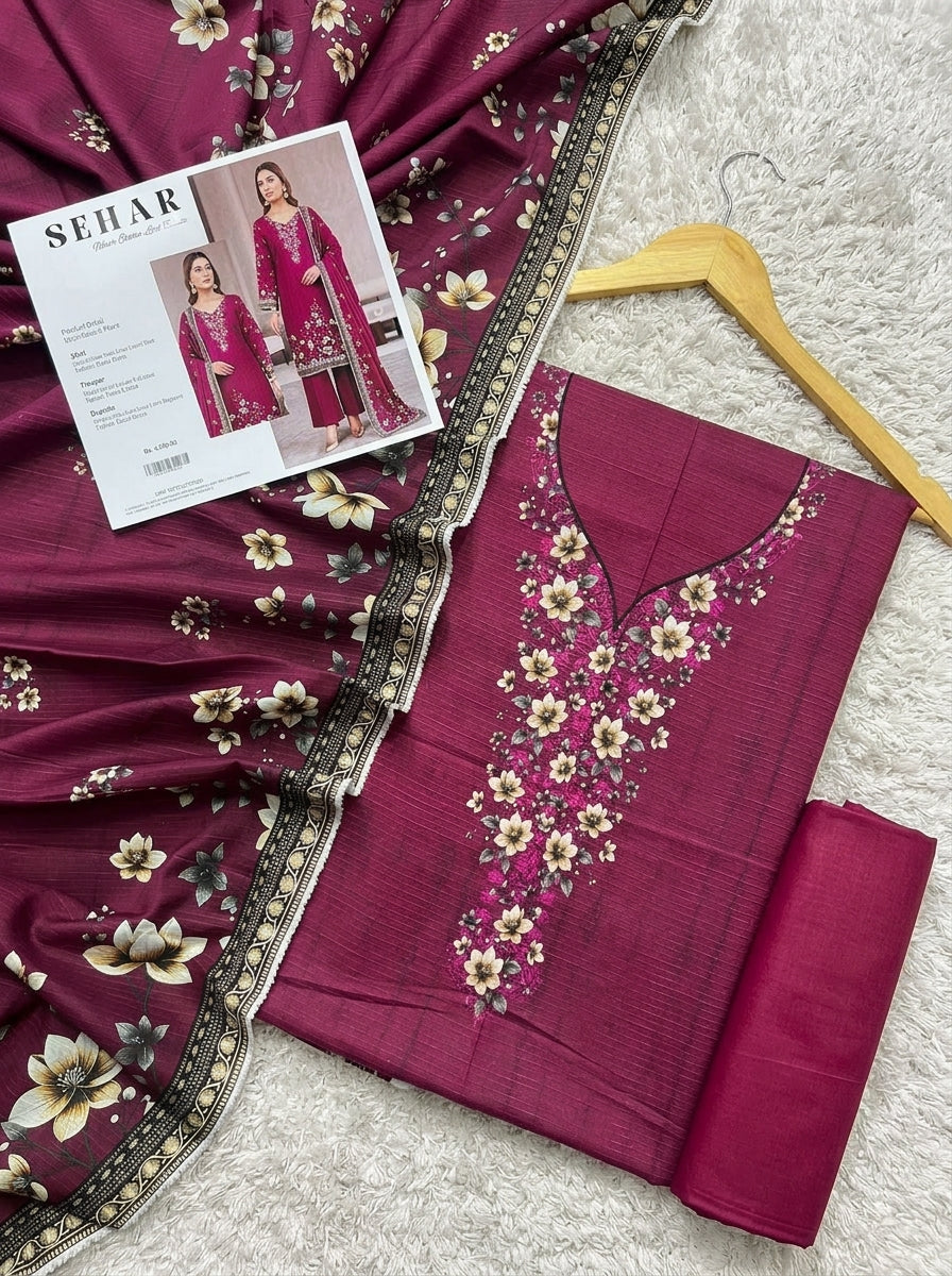 SEHAR DORYA LAWN THREE PIECE